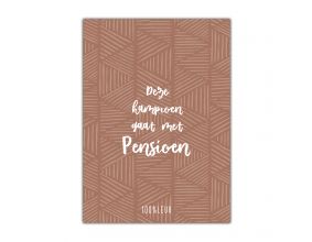 Kaart A6 - Pensioen