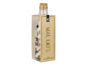 Momenten fles met toffees - Veel liefs