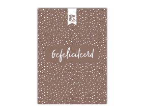 Kaart - Gefeliciteerd