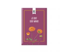 Bloemenzaadjes - Je bent goud waard - Goudsbloem
