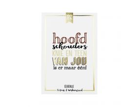 Geurzakje - Hoofd schouder knie en teen 