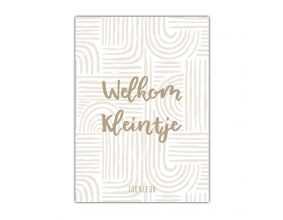 Kaart A6 - Welkom kleintje 