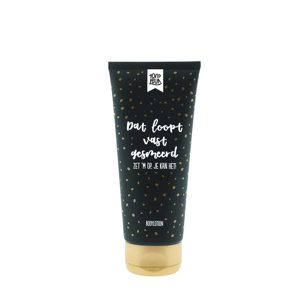 100%LEUK Bodylotion - Dat Loopt Gesmeerd